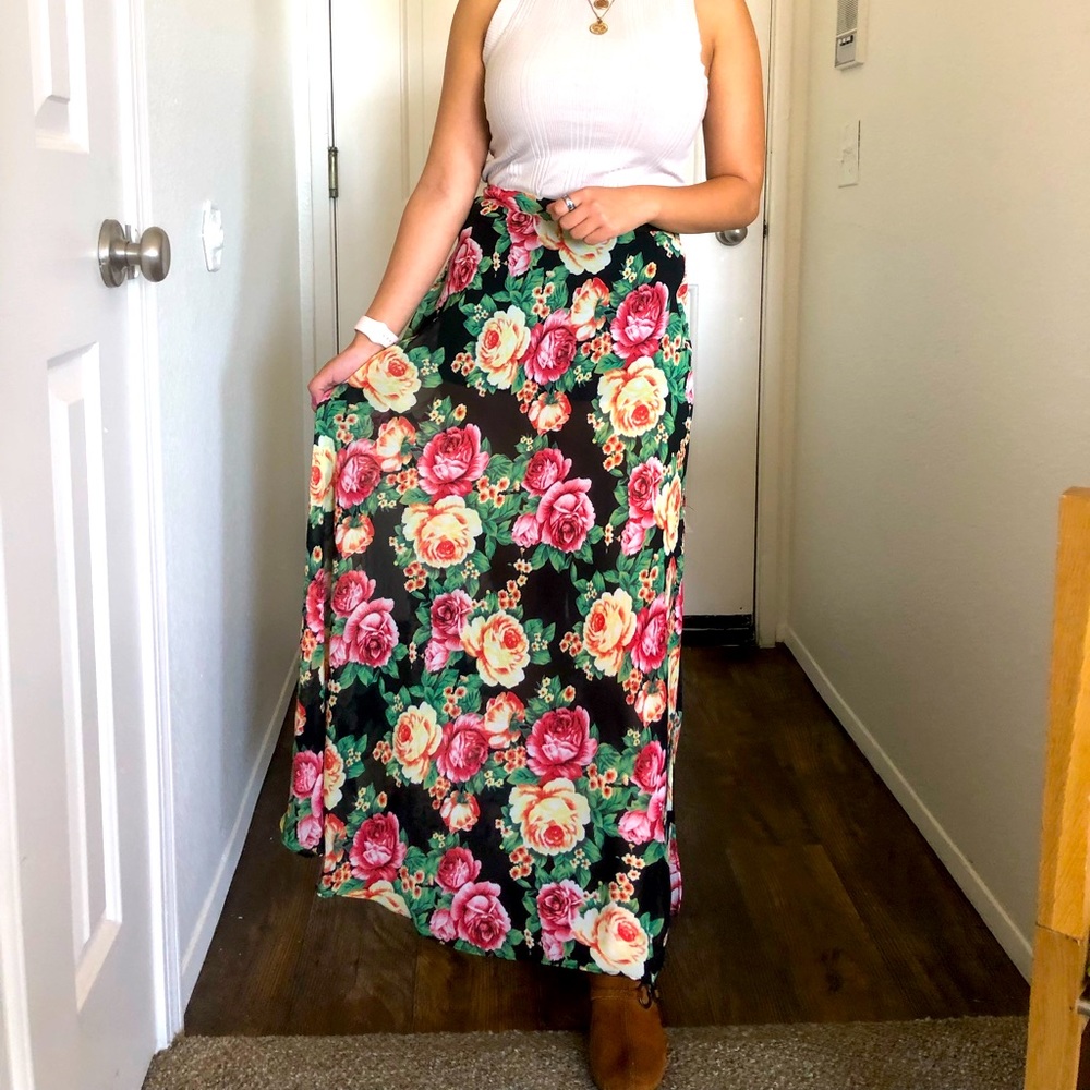 Women’s Floral Maxi Skirt